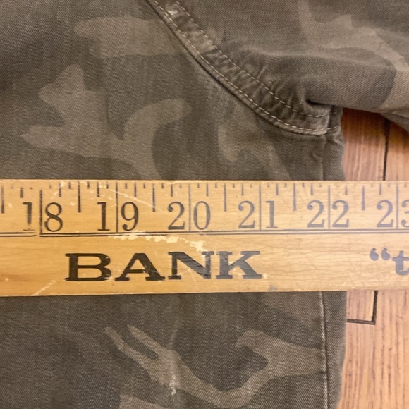 Current/Elliott Camo The Infantry Jacket Double Snap Belted - Pockets Women’s 3 - Picture 11 of 15